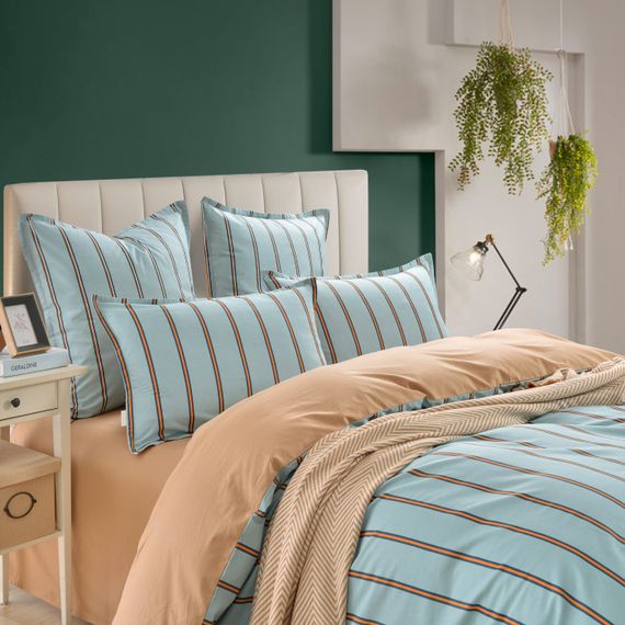 Вивьен (зеленая) КПБ сатин Евро 4н