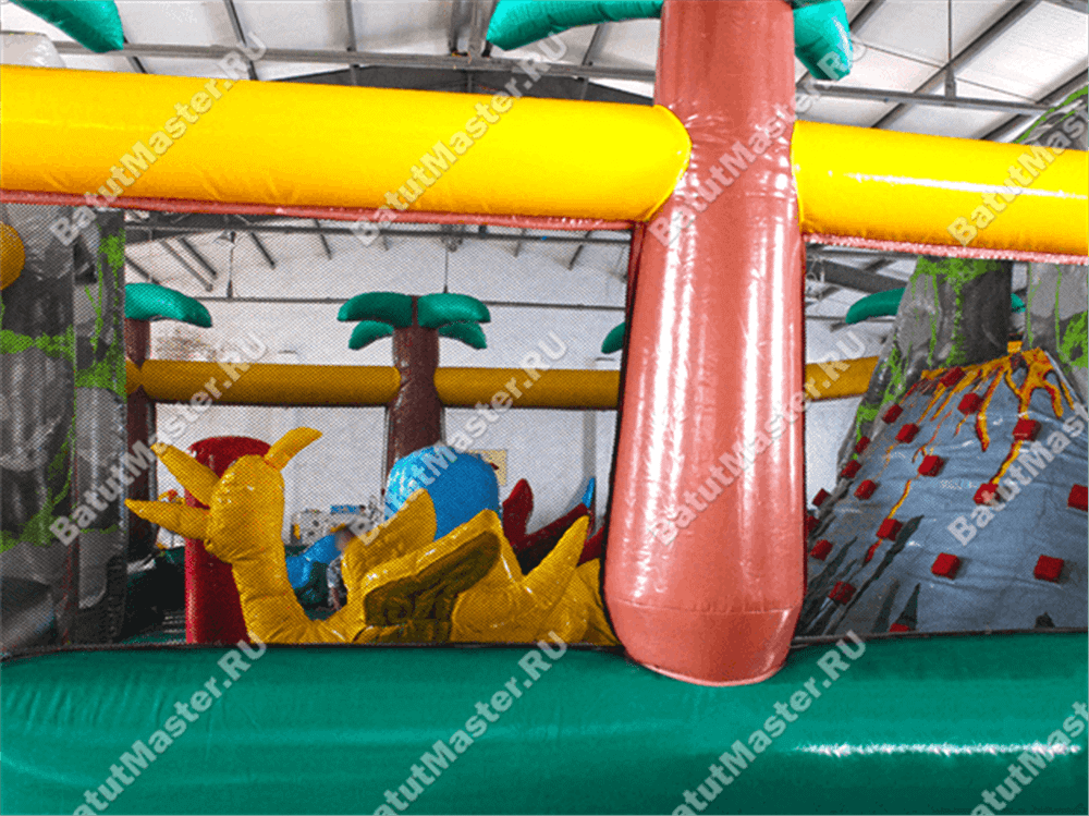 Надувной батут "Ущелье динозавра"