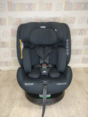 Автокресло детское Indigo E-Tron ISOFIX I-SIZE группа 0/1/2/3 (0-36) черный