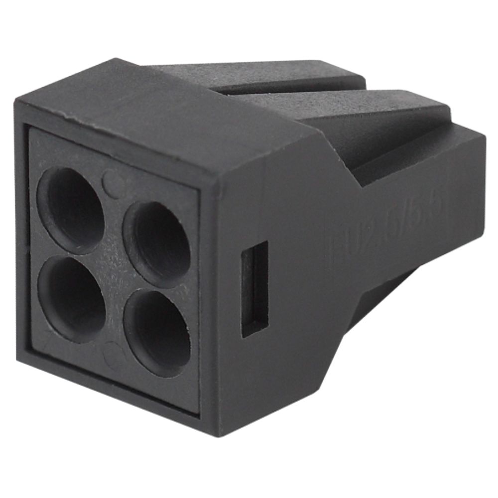 Клемма ЭРА NO-224-53 с пастой серия 304 4 отверстия 0.5-2.5 мм2 упаковка 100 шт | Клеммы