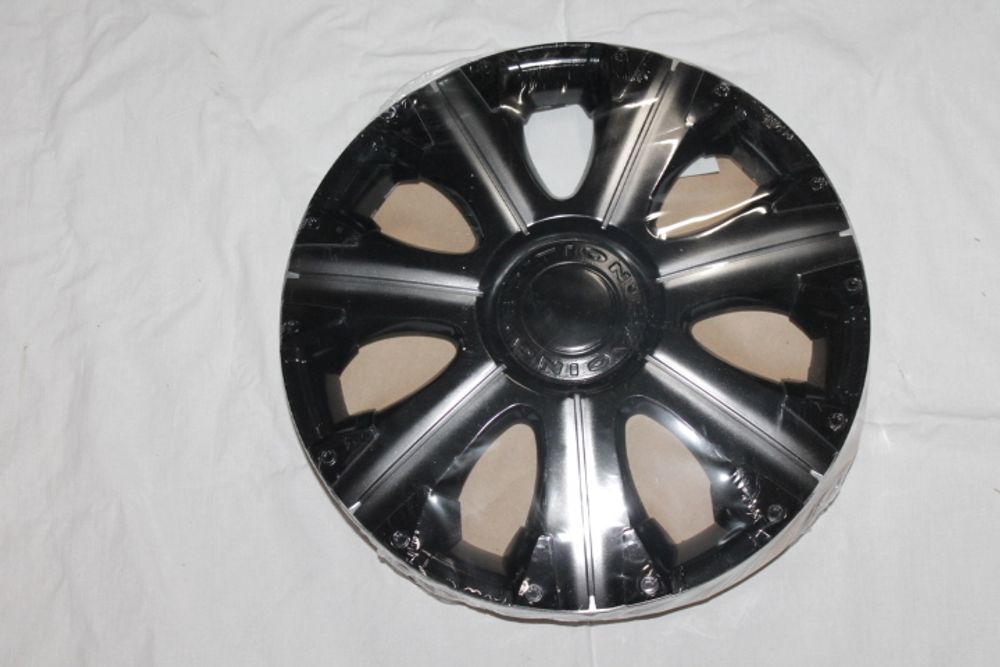 Колпак колеса R13 Расинг Super Black (в мешке 4 упак) (STAR)