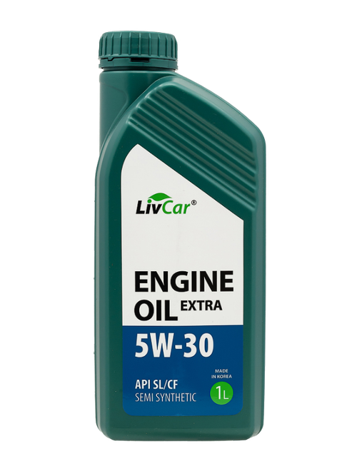 Масло моторное полусинтетическое  LIVCAR 5W30 ENGINE OIL EXTRA   1л