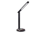 Светодиодная настольная лампа с беспроводной зарядкой DE521 BK черный LED 3000-6400K 8W