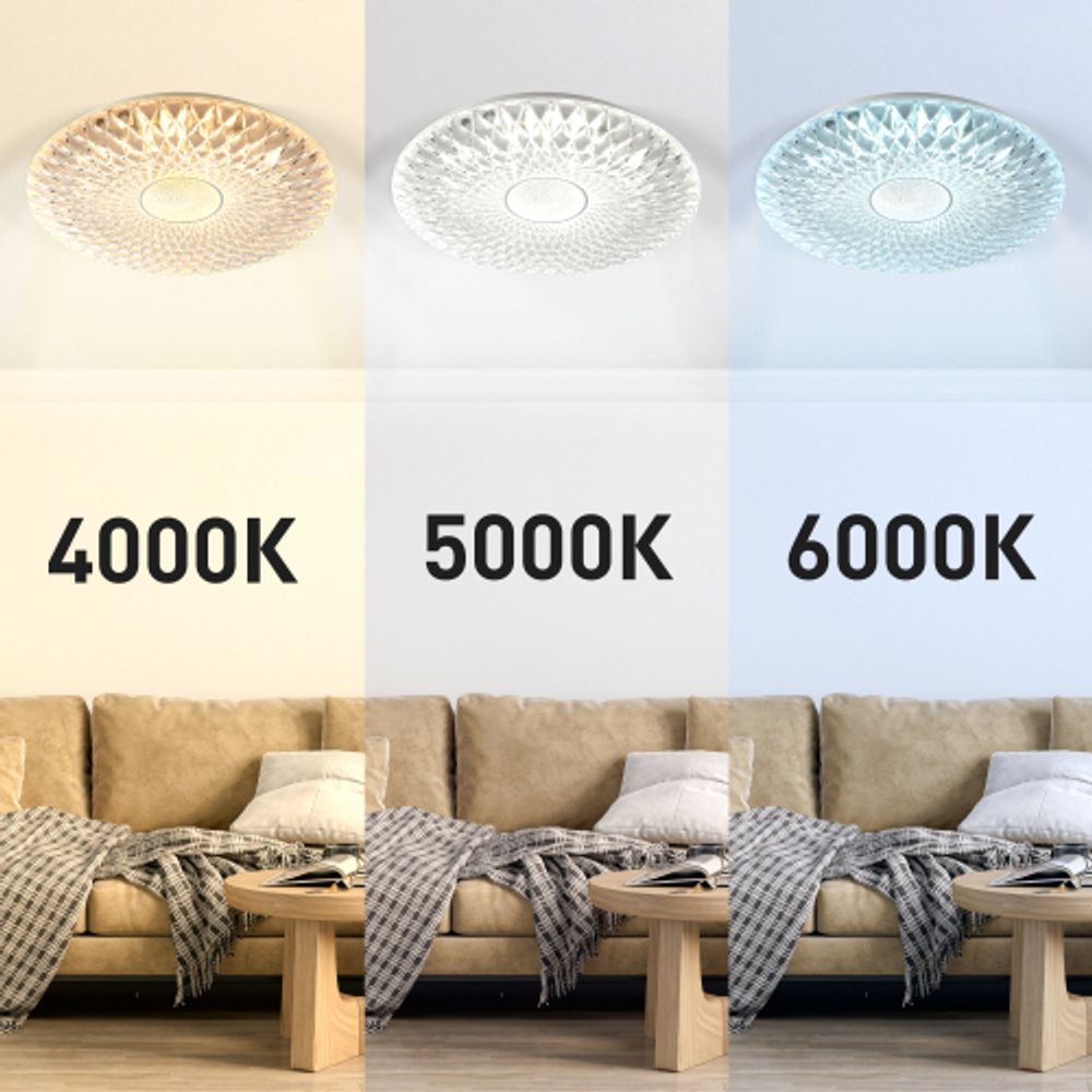 Светильник потолочный светодиодный ЭРА SPB-6-70-RC Vandam с ДУ 70Вт 3400-5500К