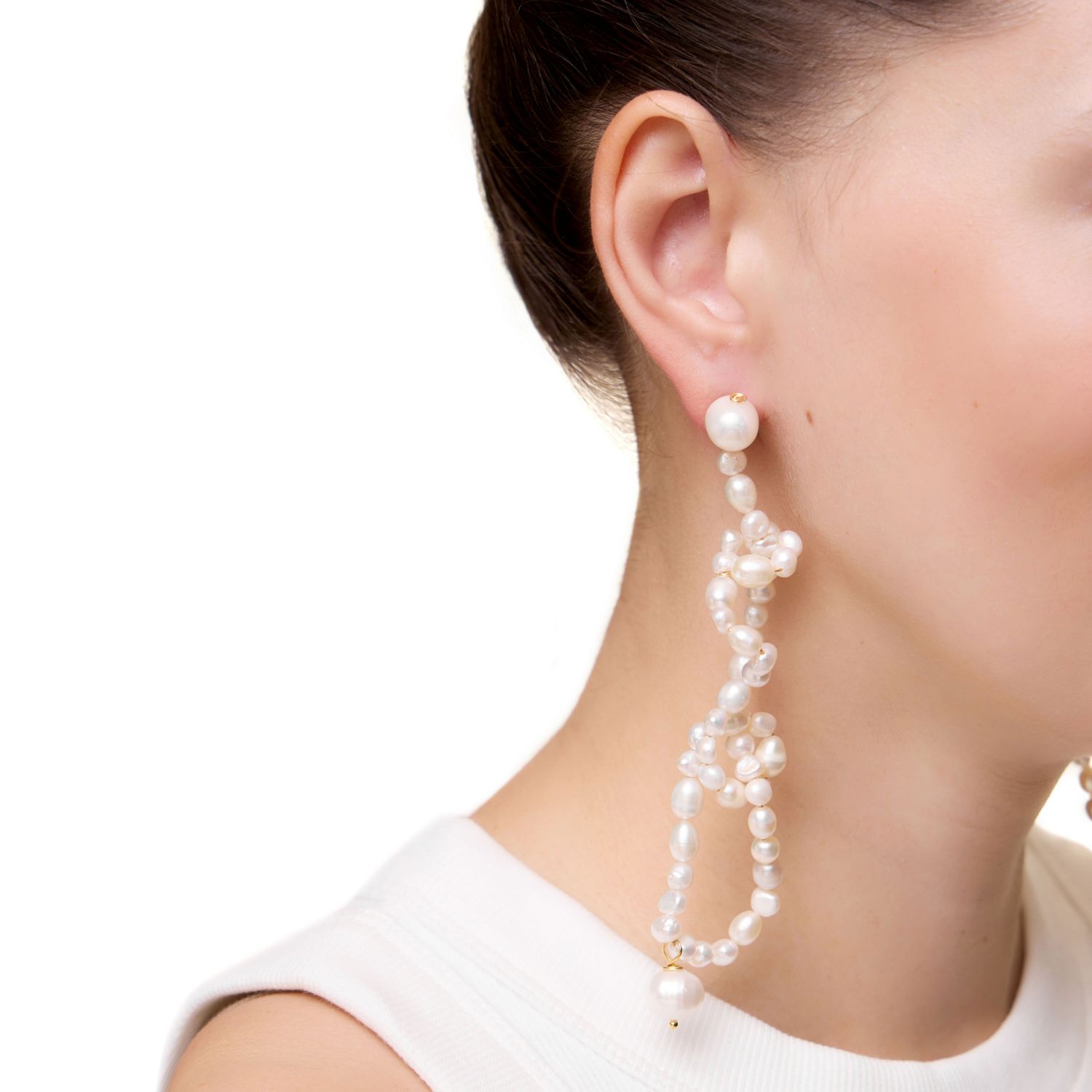 Серьги White Lotus Earrings