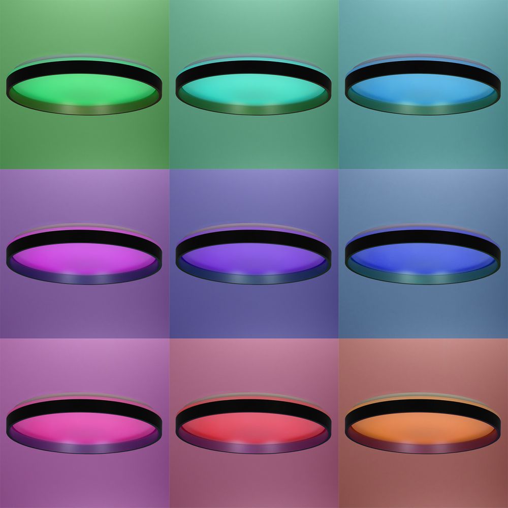 Citilux ENZO CL753511G LED RGB Светильник с пультом Черный + Золото