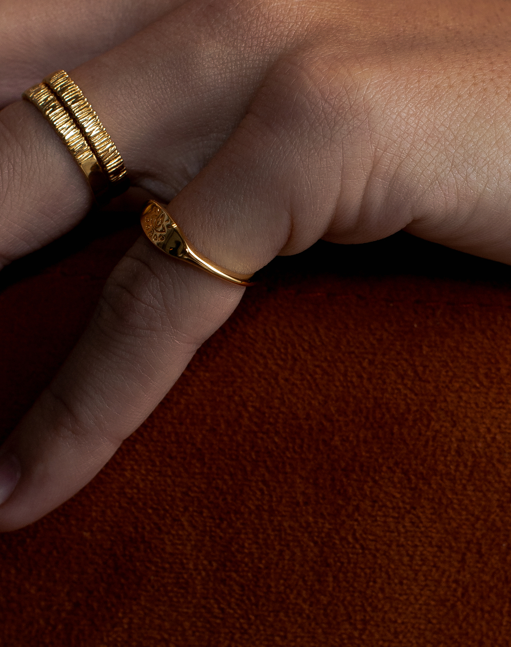 Кольцо печатка Eye