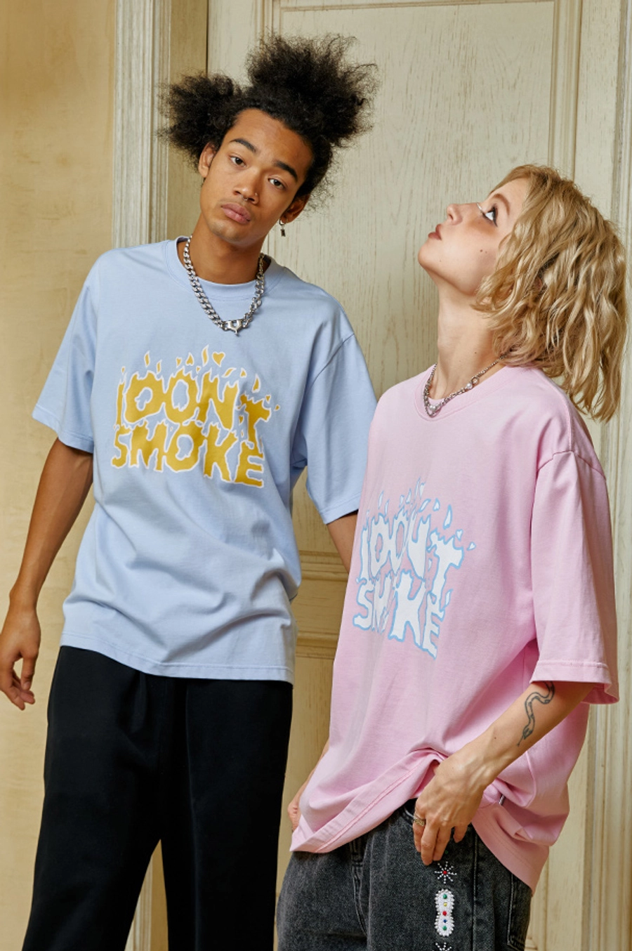 Футболка DONSMOKE "Flame Logo" Oversized Tee