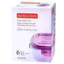 Набор жаровень Mayer&amp;Boch 29795 стекло 3 шт.