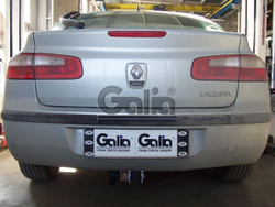 Фаркоп оцинкованный Galia R070A для Renault Laguna II лифтбек 2001-2008(паспорт и сертификат в комплекте)(без электрики)