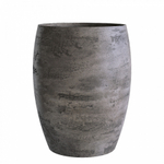 Кашпо, коллекция Concrete, форма OVAL