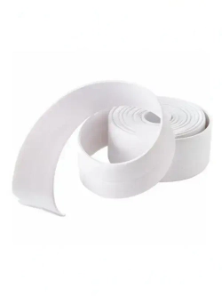 Бордюрная лента для ванны и кухни, самоклеящаяся декоративная клейкая лента белая, комплект 2 шт