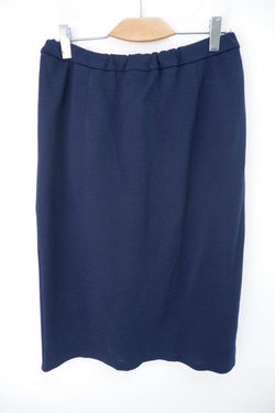 Юбка темно-синяя с шерстью 54 размер