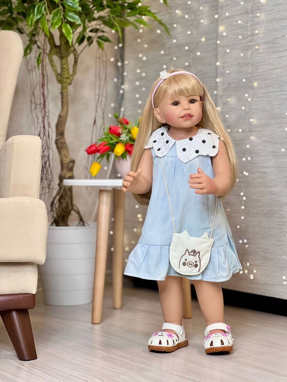 Кукла Реборн ростовая 70см в пакете (FA-254)