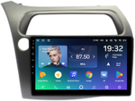 Магнитола для Honda Civic 8 хэтчбэк 2006-2011 левый руль - Teyes SPRO+ монитор 9" IPS на Android 10, ТОП процессор, 4Гб+32Гб, 4G SIM-слот