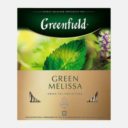 Чай зеленый Greenfield Green Melissa 100пак