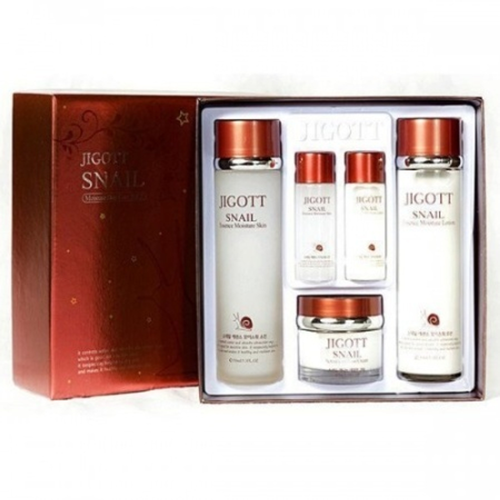 Увлажняющий набор с муцином улитки JIGOTT