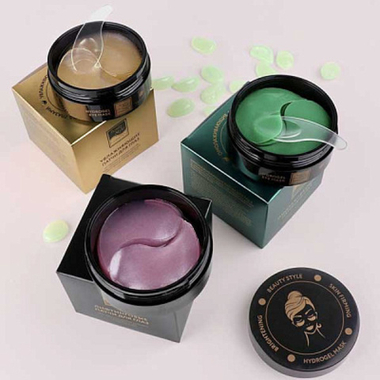 Патчи для глаз гидрогелевые омолаживающие с пептидами, 60 шт., Beauty Style