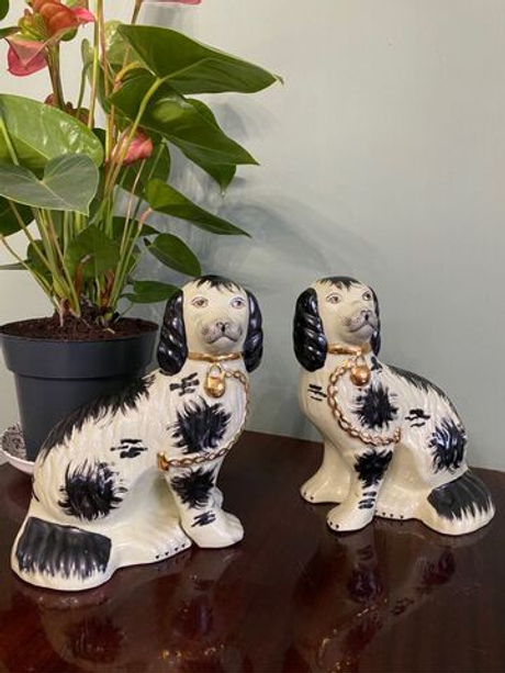 Винтаж: Пара фарфоровых собак