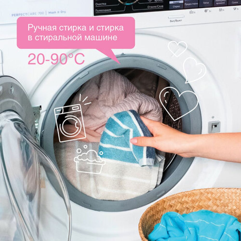 Средство для стирки жидкое автомат 2,75 л SYNERGETIC, для всех видов тканей, гипоаллергенное, ЭКО, 109275