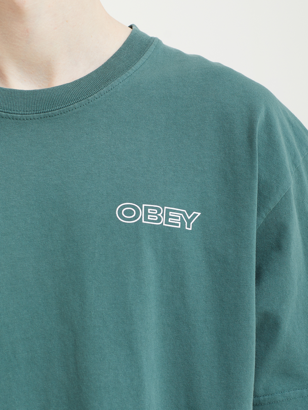 Мужская Футболка Obey Ripple