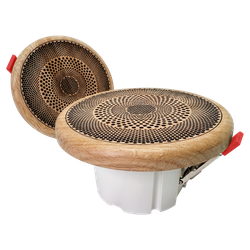 Влагостойкий динамик Steam & Water - SW MINI WOOD для бани, сауны, хамама, катера, яхты, влажных помещений