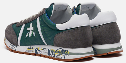 Premiata Lucy 4574 Зеленые с серым