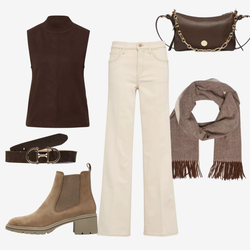 Джемпер без рукавов