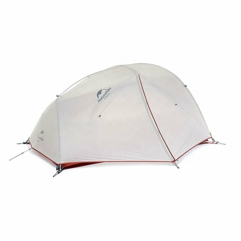 Палатка Naturehike Star-river 2 NH17T012-T двухместная сверхлегкая с ковриком, серо-черная, 6927595716489