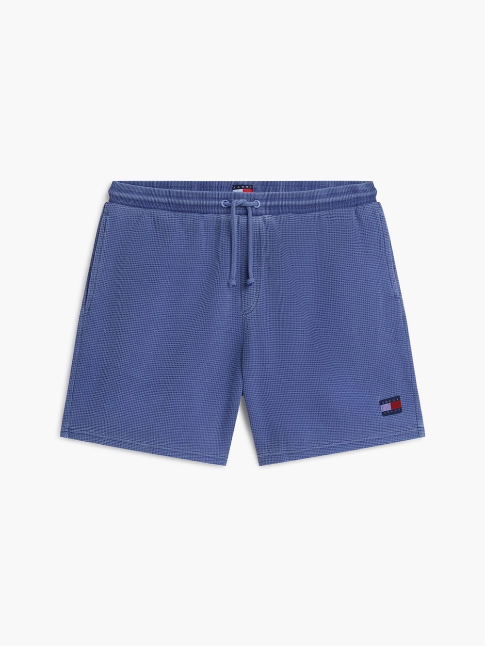Шорты Tommy Jeans Waffled Beach Garment Dyed Blue Storm