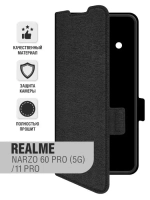 Чехол с флипом для Realme 11 Pro/Narzo 60 Pro DF black