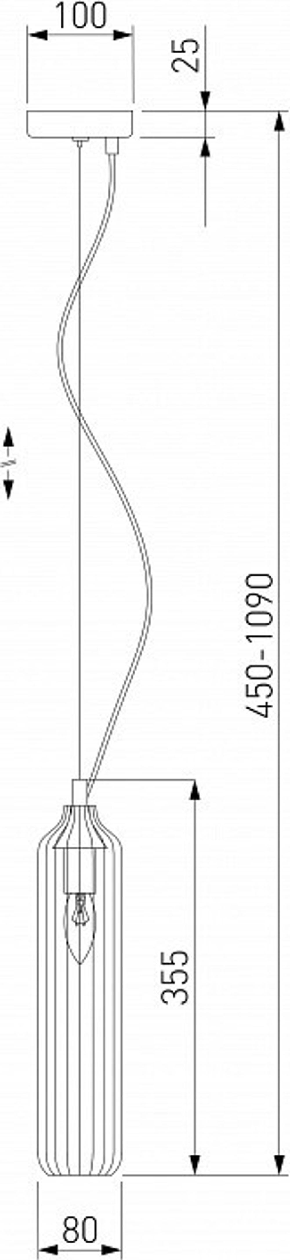 Подвесной светильник Eurosvet Siesta 50252/1 синий