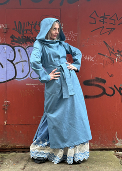 Платье Assassin /джинс голубой