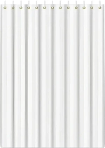 Штора для ванной 180*180"Листопад» цв.белый