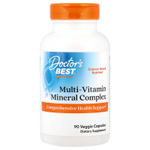 Doctor's Best, Мультивитаминный минеральный комплекс, 90 растительных капсул