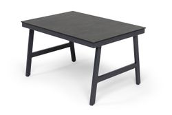 "Рио" стол из HPL 130х90см, цвет столешницы "серый гранит"