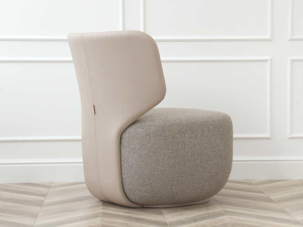 Кресло Ellipse E5.2 (бежевый, экокожа, рогожка)