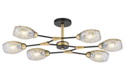 40272MD/6 MBK+AB (1) Люстра (NW)