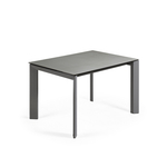 Стол Atta 120 (180) x80 антрацит, керамика