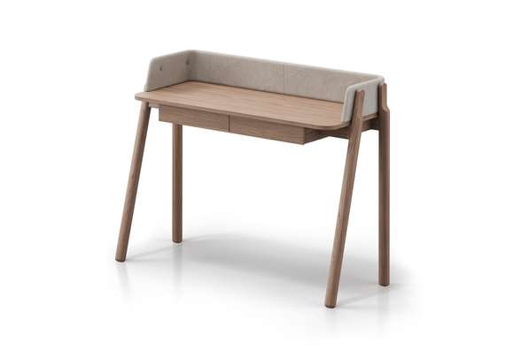 Консоль Basic 120*45 см (натуральный дуб, молочный рогожка)