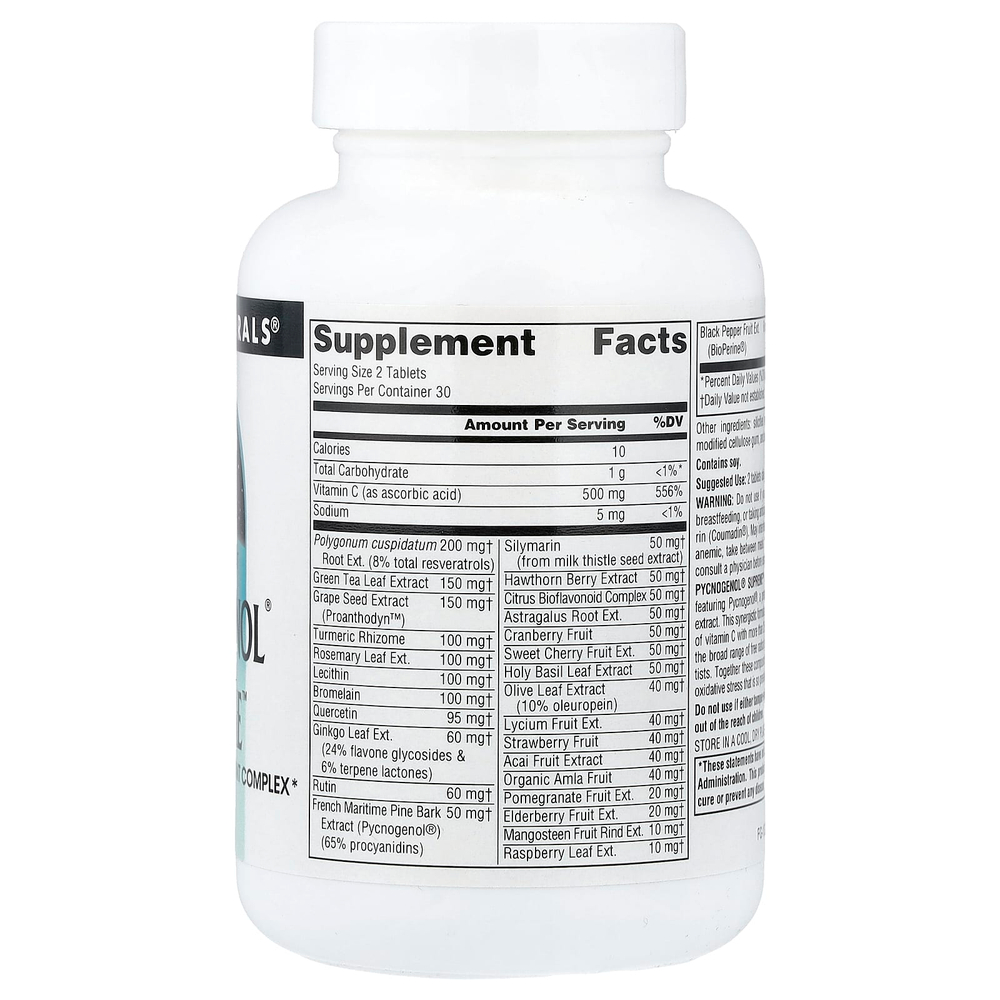 Source Naturals, Pycnogenol® Supreme™, 60 таблеток