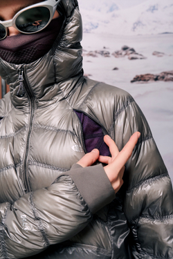 Куртка Nothomme Blue Down Jacket "Silver"