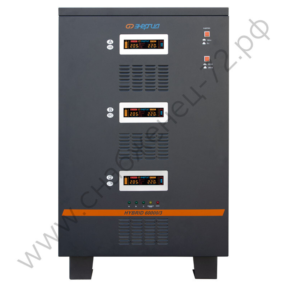 Стабилизаторы напряжения Энергия Hybrid II трехфазные
