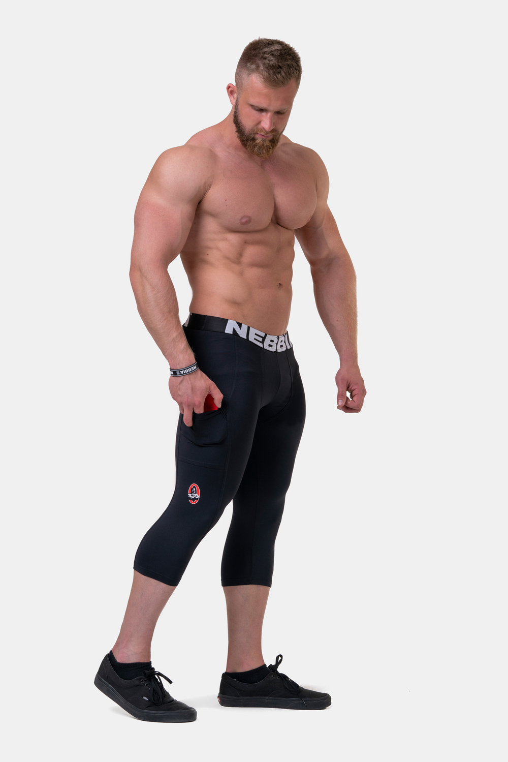 Мужские укороченные леггинсы Nebbia Legend of Today leggings calf length 188 black