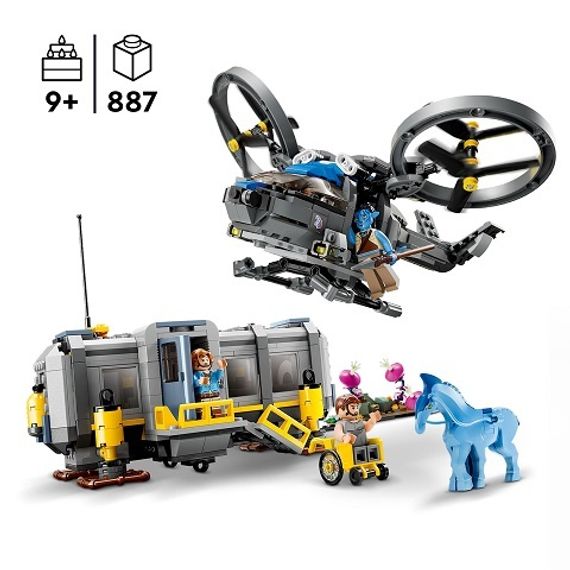 Lego konstruktor Avatar 75573 Floating Mountains: Site 26 & RDA Samson