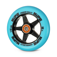 Колесо HIPE H09 для самоката 110 мм черный/синий (black/blue)