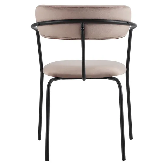 Стул Pedigree серо-бежевый велюр