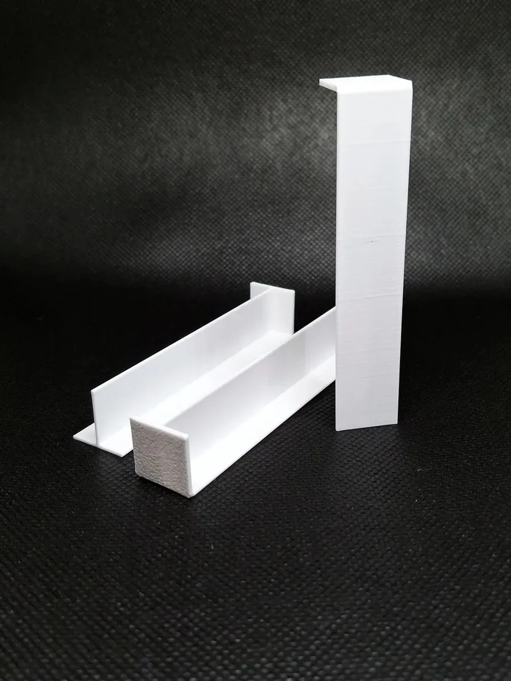 Соединитель для плинтуса 16x80 мм, белый пластиковый - 4 шт.