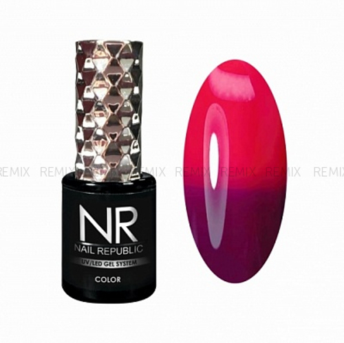 NR Гель-лак THERMO COLOR 604, Сливовый-розовый (10 мл)