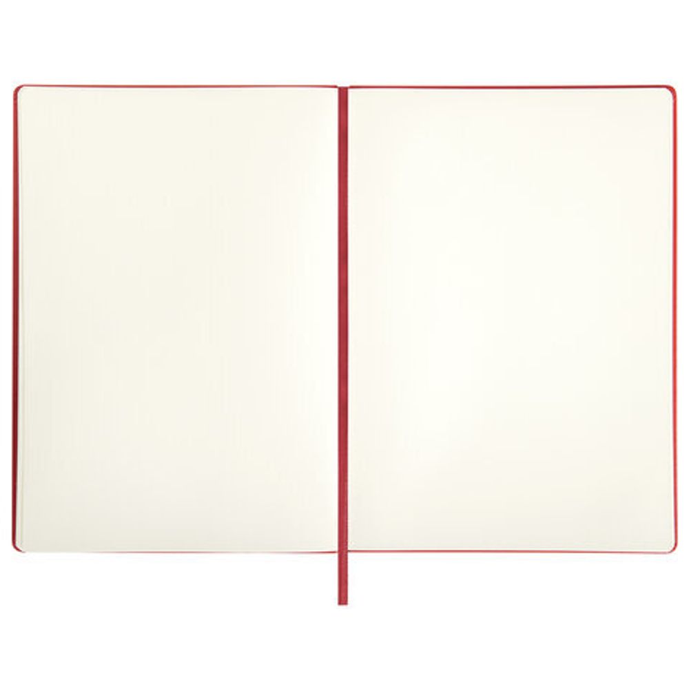 Скетчбук, слоновая кость 140 г/м2 210х297 мм, 80 л., КОЖЗАМ, резинка, BRAUBERG ART CLASSIC, красный, 113199